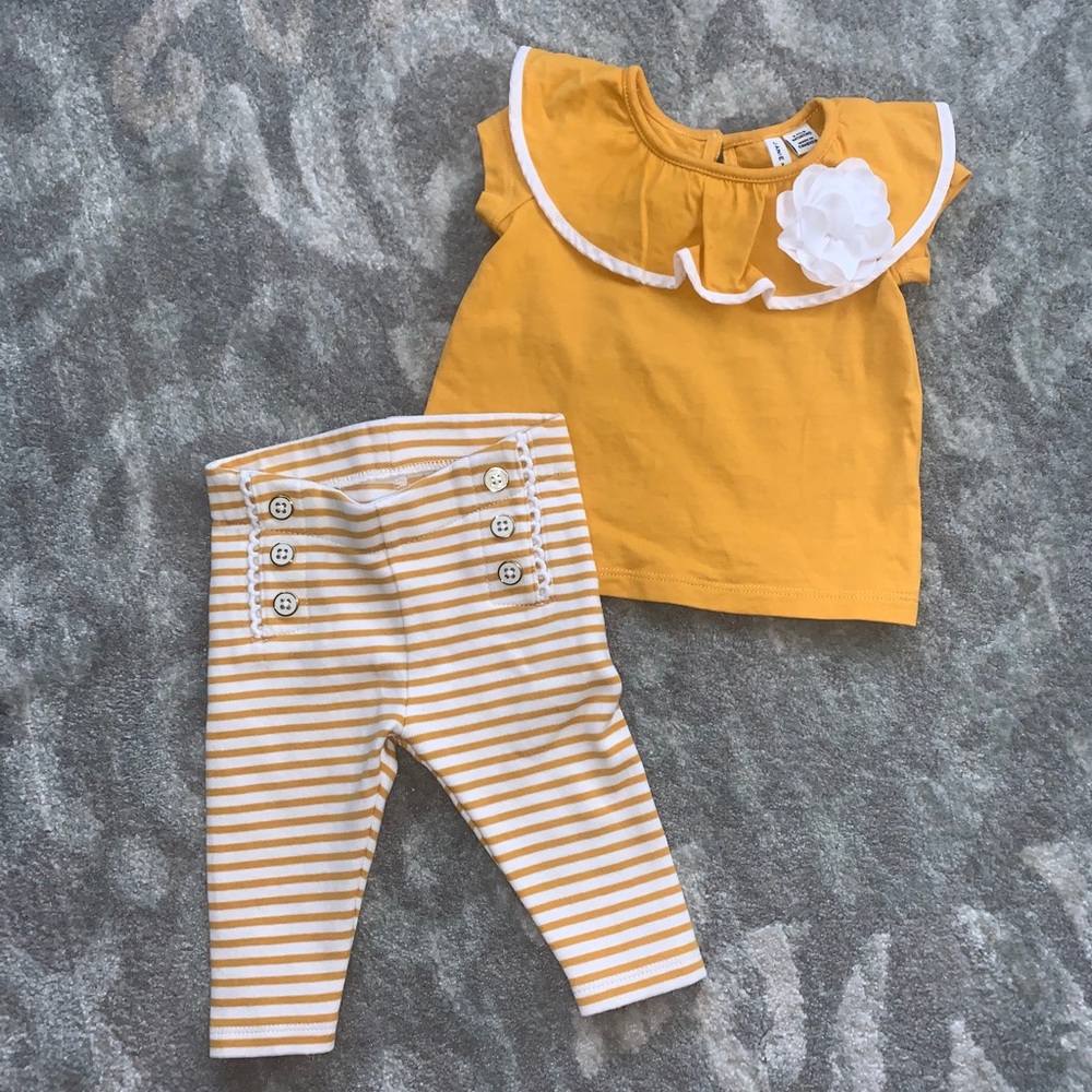 Baby girl Janie & Jack 2 pc outfit